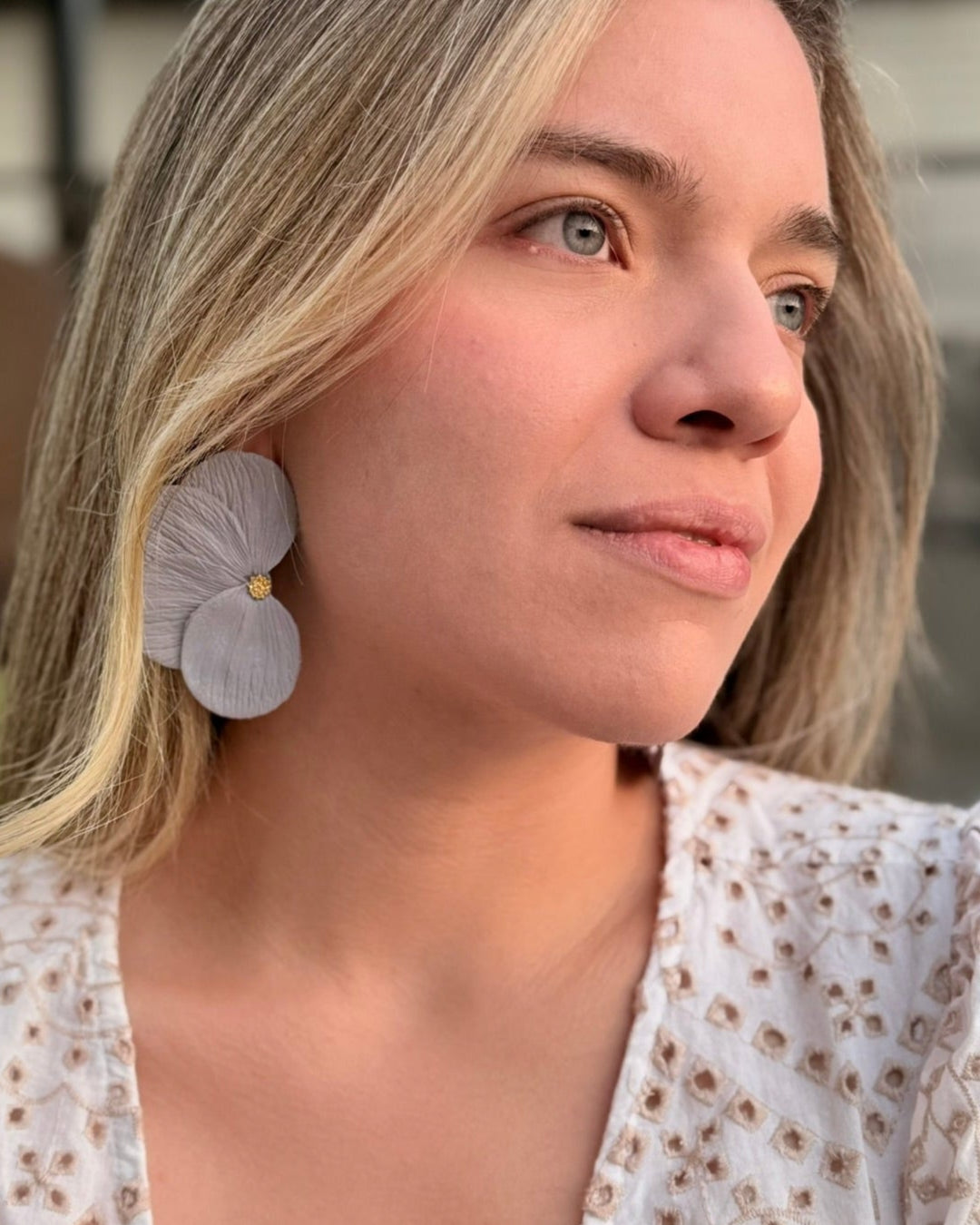 Aros Cayena L color Lila