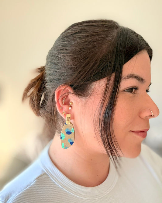 aros fatima color beige